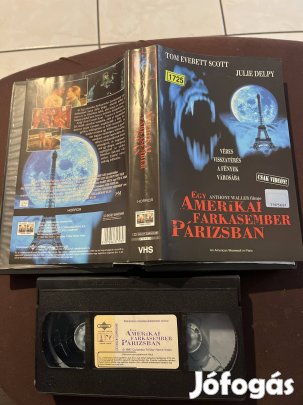 Egy Amerikai farkasember Párizsban horror vhs 