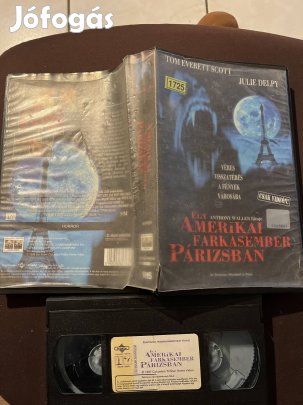 Egy amerikai farkasember Párizsban horror vhs 