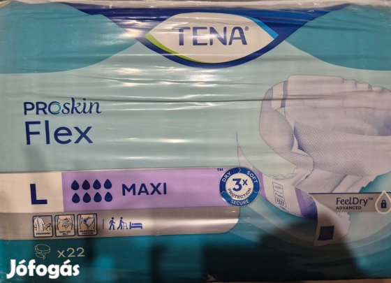 Egy csomag plusz 9 db Tena Flex Maxi Large felnőtt pelenka eladó