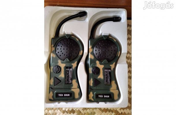 Egy pár új, retro walkie-talkie, eladó!