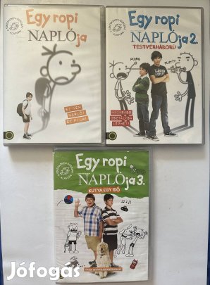 Egy ropi naplója 1,2,3rész dvd
