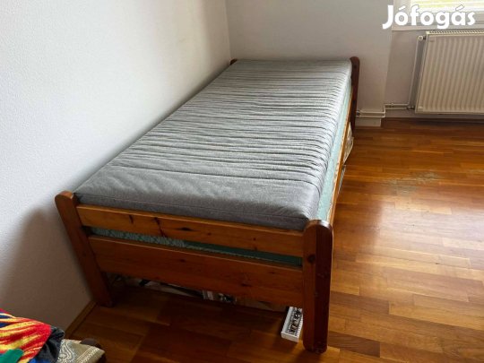 Egy személyes fenyő ágykeret és matrac neked, vagy a vendégednek