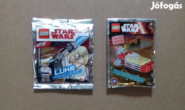 Egy új remény Star Wars LEGO Luke minifigura + Landspeeder 75271 építé