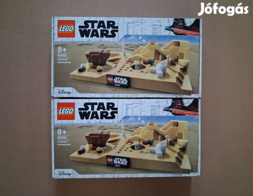 Egy új remény: 2 db bontatlan Star Wars LEGO 40451 Tatooine-i telep ut
