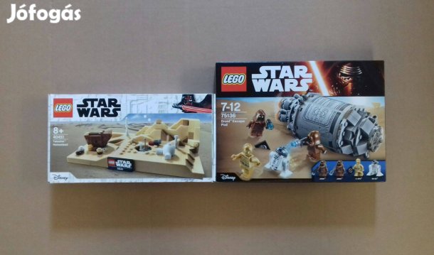 Egy új remény bontatlan Star Wars LEGO 40451 Tatooine + 75136 utánvét