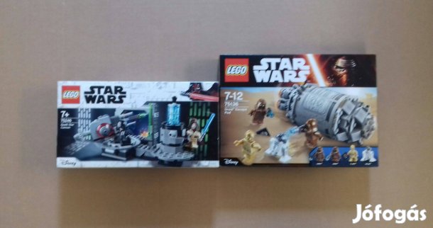 Egy új remény bontatlan Star Wars LEGO 75136 Droid + 75246 Ágyú utánvé