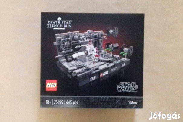 Egy új remény bontatlan Star Wars LEGO 75329 Árokfutam dioráma utánvét