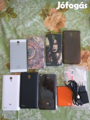 Egyben Xiaomi redmi note 3g Gyári akku Fóliák tokok és