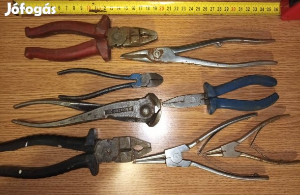 Egyben eladó olcsón Fogó készlet 8db-os