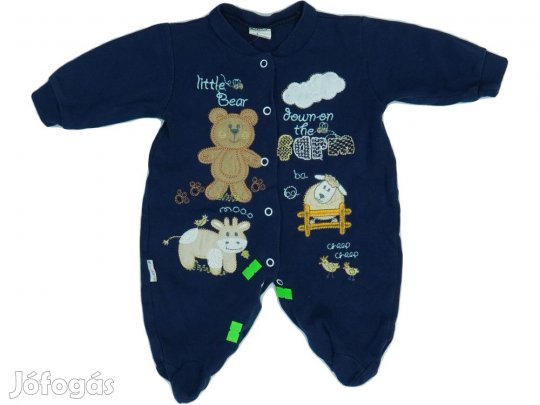 Egyéb Használt (hibás) Fiú Hosszú ujjú rugdalózó (Méret: 56)