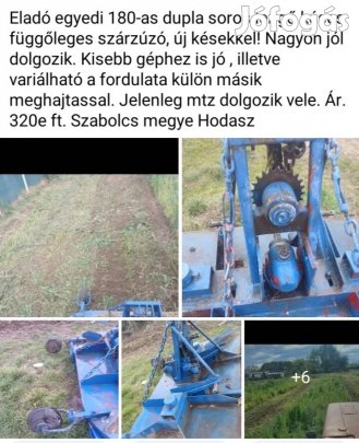 Egyedi 2 soros dupa soros szarzúzó