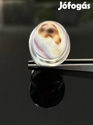 Egyedi,Art-deco stílusú ezüst gyűrű