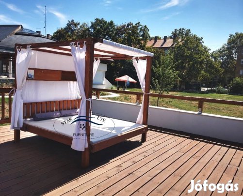 Egyedi Luxus napozóágy, nyugágy, kerti bútor. garanciával 