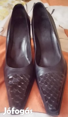 Egyedi Női Bőrcipő 39 Fekete,