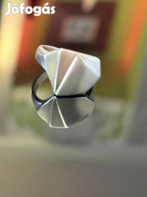 Egyedi, Art-deco stílusú ezüst gyűrű