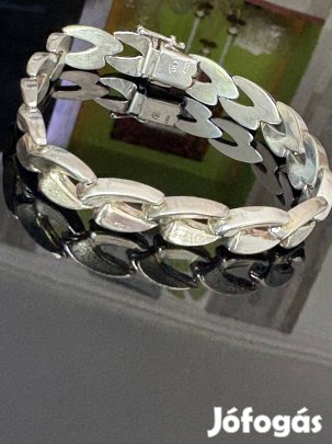 Egyedi, különleges ezüst karkötő