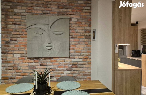 Egyedi beton hatású falikép