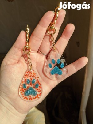 Egyedi cica kulcstartó