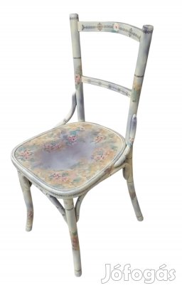 Egyedi díszítésű retro szék eladó!