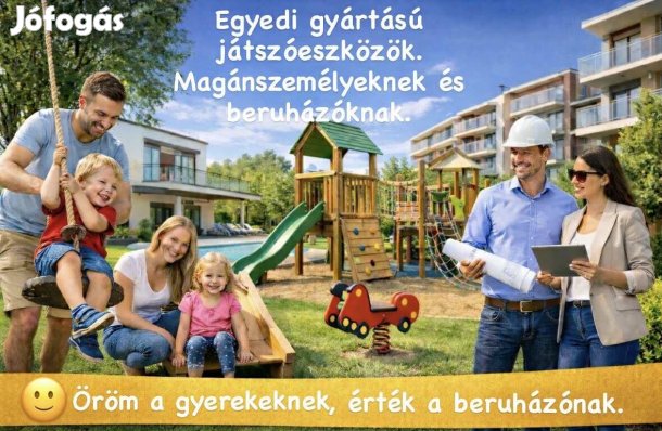 Egyedi fa játszóterek