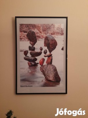 Egyedi falikép.Üvegezett keretben , 40x60 cm. Teljesen új!