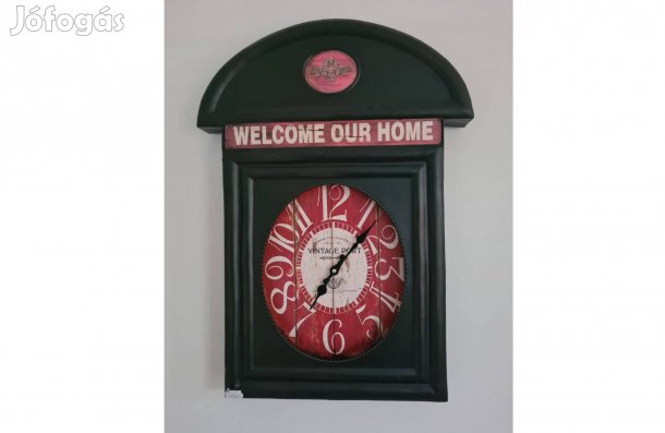 Egyedi fém falióra 65 cm