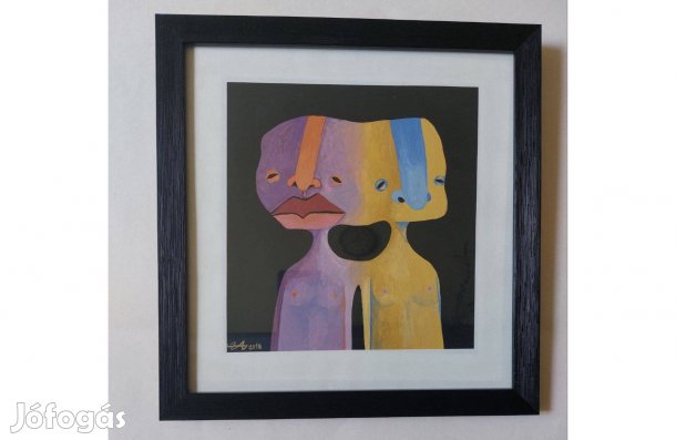 Egyedi festmény keretben