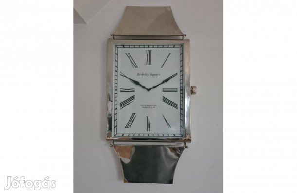 Egyedi formájú fém falióra 78 cm