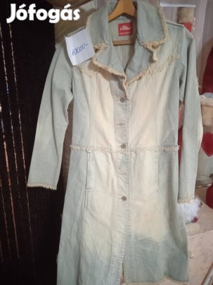 Egyedi hosszú farmerkabát eladó