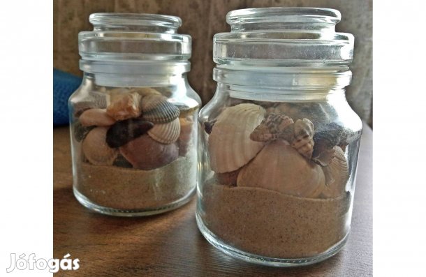 Egyedi kagylós dekoráció (2 db)