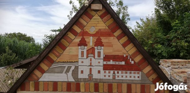 Egyedi képek szeletelt téglából.