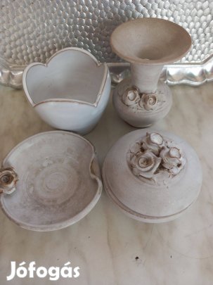 Egyedi készítésű kerámia tárgyak szettben de külön is