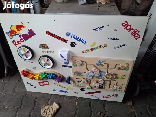 Egyedi készítésű nagyméretű matató fal 8000 forintért eladó