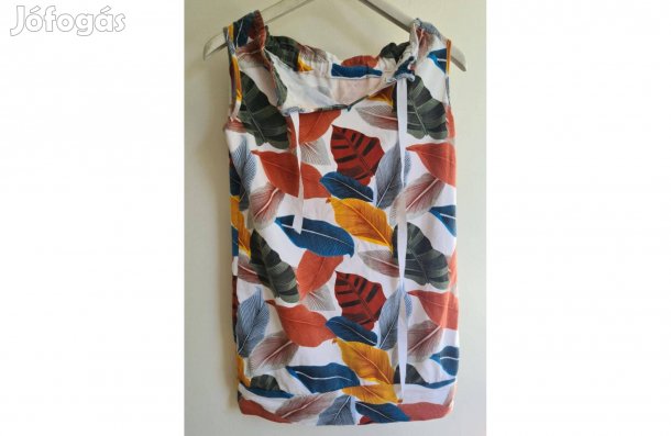 Egyedi leveles mintás felső M-L