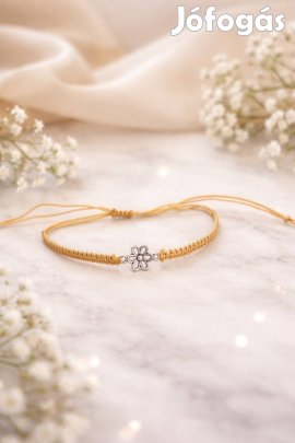 Egyedi makramé karkötő