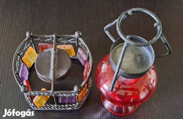 Egyedi megjelenésű mécsestartó