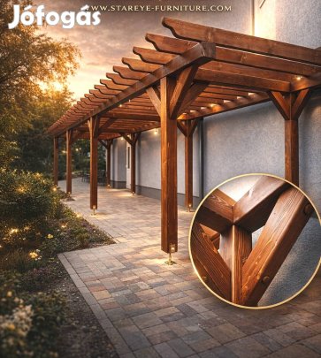 Egyedi pergola, kerti bútor garanciával 