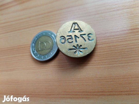 Egyedi régi szép Réz pecsétnyomó ritka db