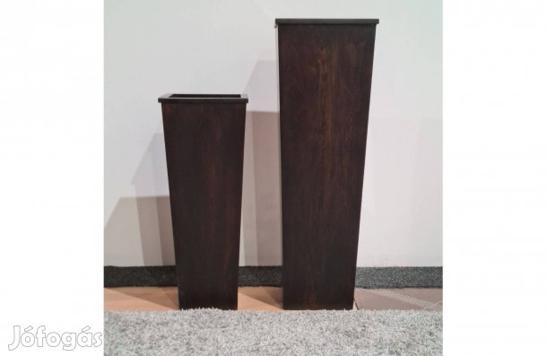 Egyedi rózsafa virágtartó váza 60 és 80 cm