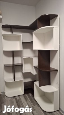 Egyedi tervezésű polcos szekrény / design könyvespolc eladó