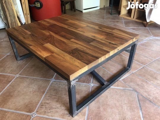 Egyedi tömör dohányzóasztal 120x90cm