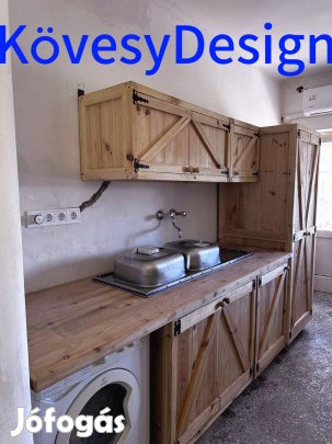 Egyedi tömörfa konyha!