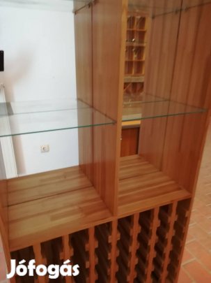 Egyedileg gyártott prémium minőségű üveges nappali szekrény