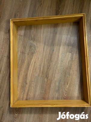 Egyedileg készített fenyő polc-tükör helye bemart 60x70 cm