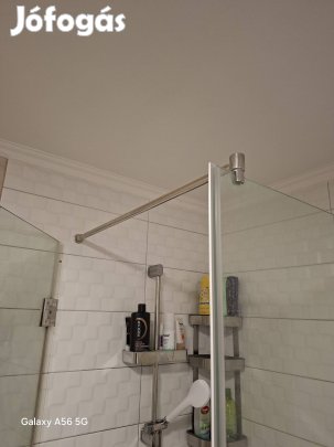 Egyedileg készített zuhanykabin ajtó, oldalfal eladó