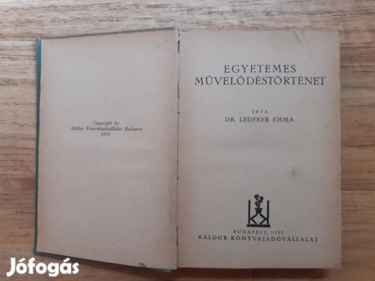 Egyetemes művelődéstörténet (1935)