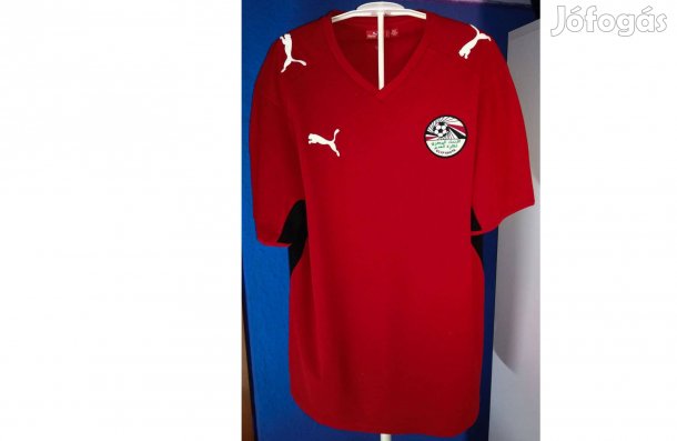 Egyiptom 2008-10 eredeti piros Puma mez