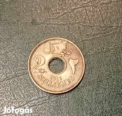 Egyiptom 2 milliemes 1916 H