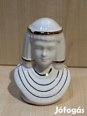 Egyiptomi büszt, dísztárgy, nipp