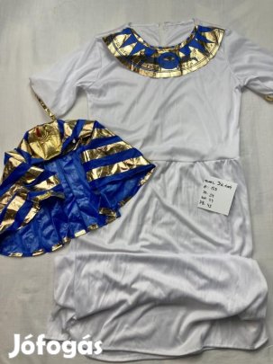 Egyiptomi jelmez, fáraó jelmez, felnőtt jelmez DK1004